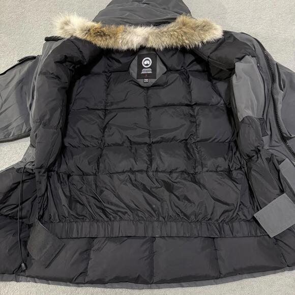 Canada Goose Expedition Parka Graphite Gray Fusion XL Arctic Program Fur Hood - Picture 4 of 9